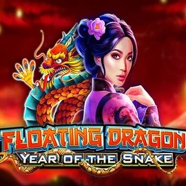 Floating Dragon Year of the Snake logo – Slots by Pragmatic Play at Spinnycasino