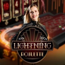Lightning Roulette slot visual from Evolution available on spinny.eu.com