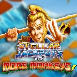 Stellar Jackpots with More Monkeys slot visual from Lightning Box Game available on spinny.eu.com